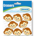 Monkey Topper Eraser Assortment